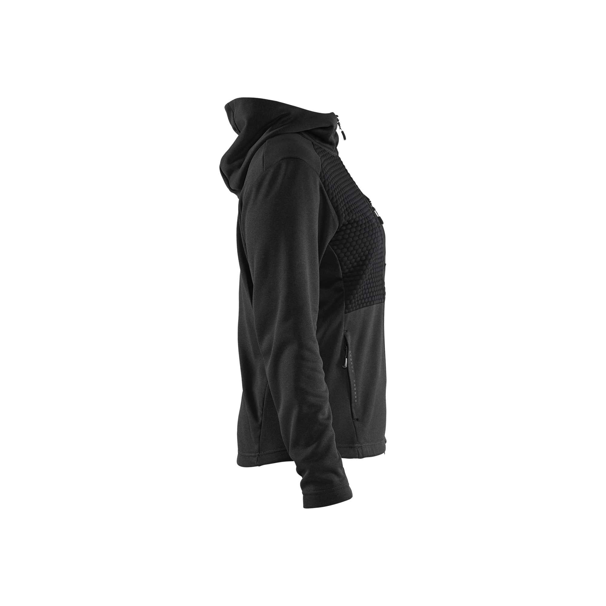BLAKLADER 35422526 Women's hoodie with full zip Work Jacket WOMEN - Pique Fleece